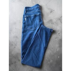 Paige Verdugo Ankle Skinny Jeans Dark Wash Womens Size 30 Premium Denim